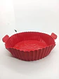 Cesta de silicona para freidora de aire, bandeja reutilizable rojo - thumbnail 7