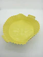 Cesta de silicona para freidora de aire, bandeja reutilizable amarillo - thumbnail 3