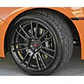 Set X4 Tapa centro de Llantas de autos universal STI NEGRO CON ROJO - thumbnail 3