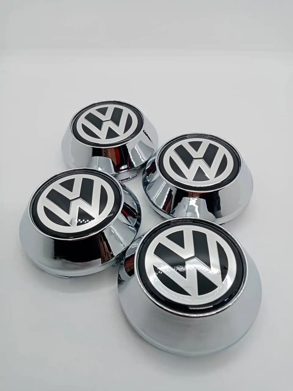 X4 Tapa centro de llantas de auto tunning conica marca Volkswagen 2