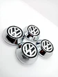 X4 Tapa centro de llantas de auto tunning conica marca Volkswagen - Miniatura 4