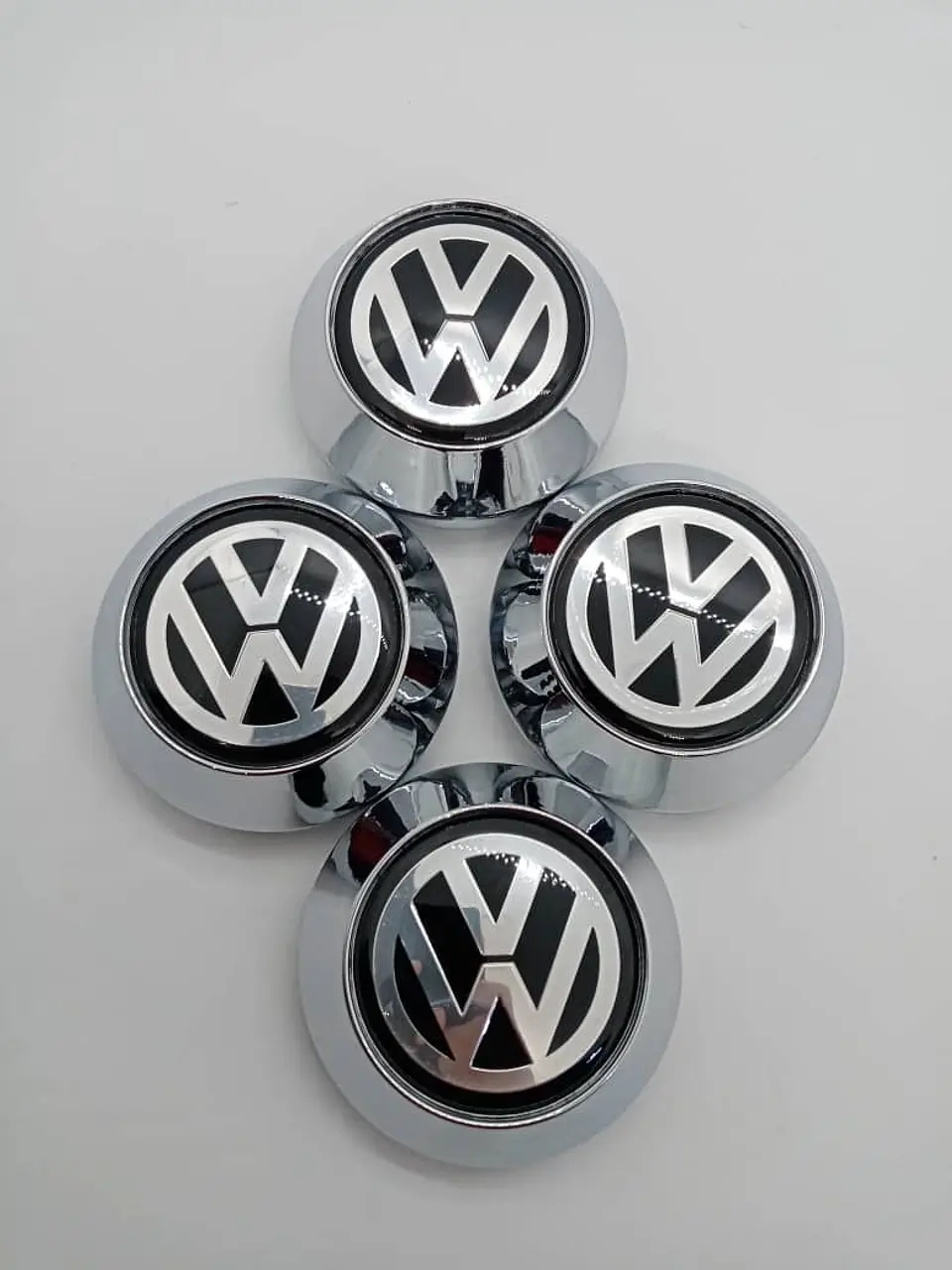 X4 Tapa centro de llantas de auto tunning conica marca Volkswagen 8