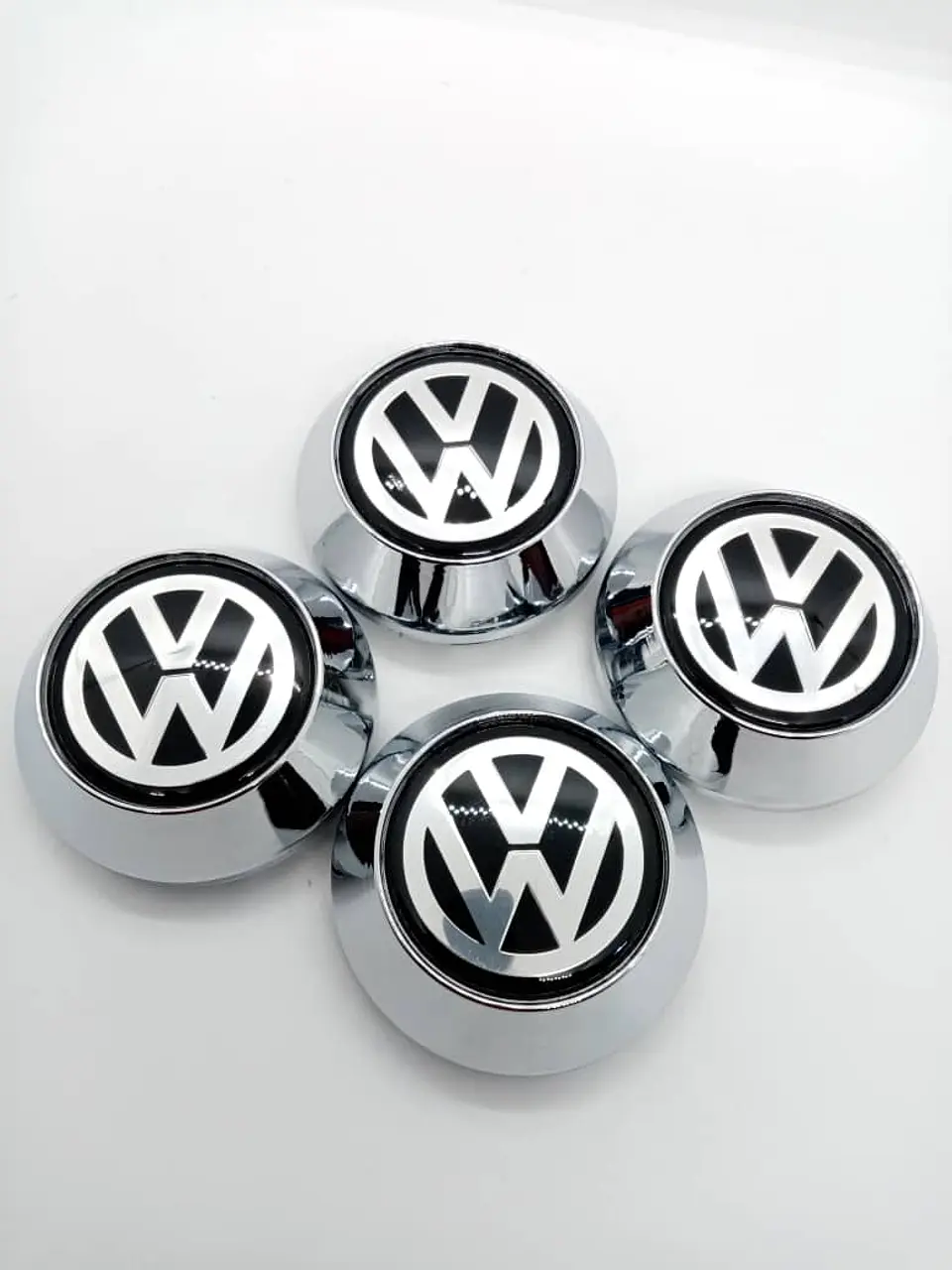 X4 Tapa centro de llantas de auto tunning conica marca Volkswagen 11