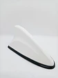 Antena aleta de tiburón Con Base Negra impermeable blanco - thumbnail 1