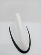Antena aleta de tiburón Con Base Negra impermeable blanco - thumbnail 4