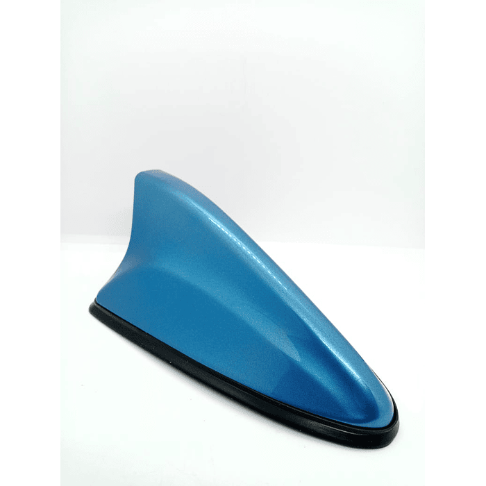 Antena aleta de tiburón Con  Base Impermeable Negra tunning para autos camionetas y suv amplificador de señal universal color disponible azul 2