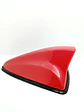 Antena aleta de tiburón Con Base NEGRA Impermeable ROJO - thumbnail 4