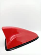 Antena aleta de tiburón Con Base NEGRA Impermeable ROJO - thumbnail 1