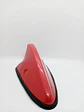 Antena aleta de tiburón Con Base NEGRA Impermeable ROJO - thumbnail 5