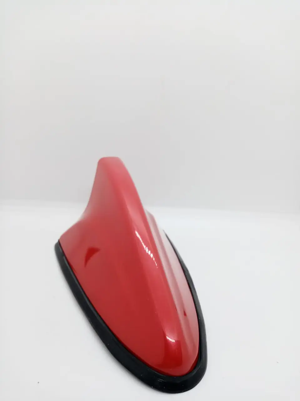 Antena aleta de tiburón Con Base NEGRA Impermeable ROJO 5
