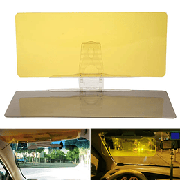 Visor antireflejos de visera parasol de autos Día y Noche para conducción, bloqueador de sol y luces de auto visión nocturna 30cm x 13cm