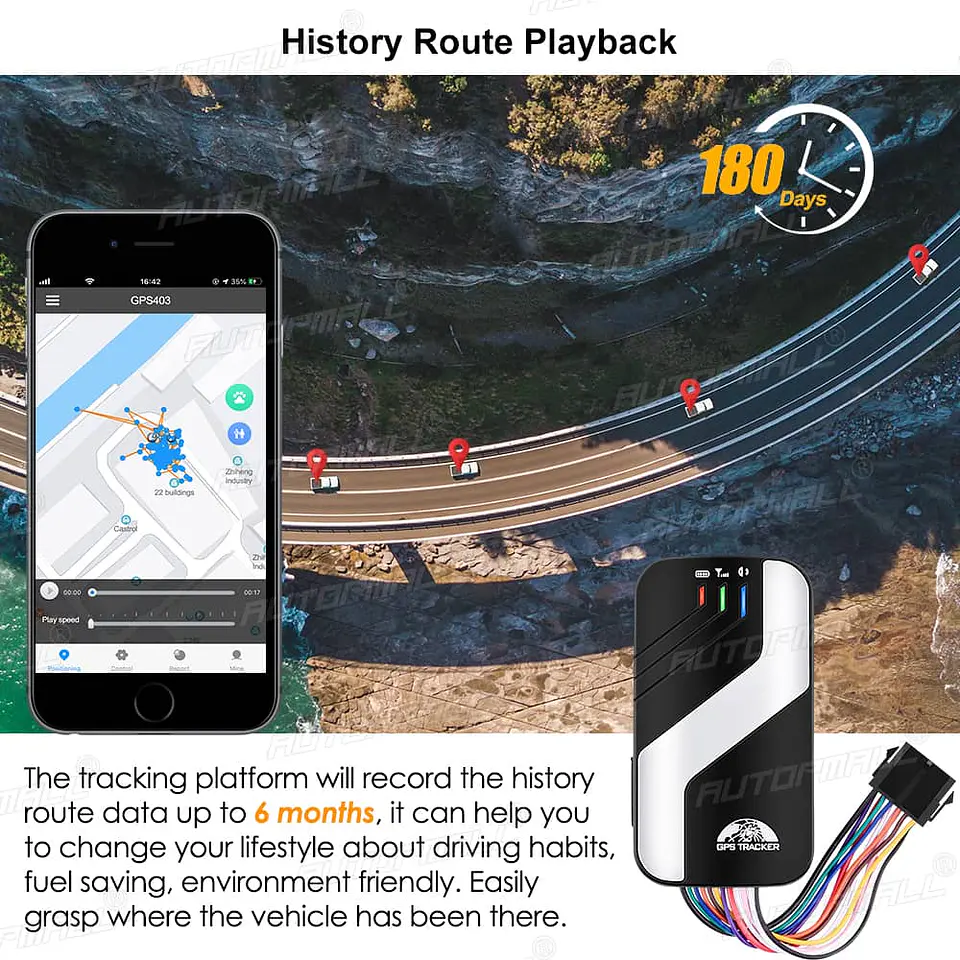 GPS Coban conexión 4G para autos control desde el celular 2