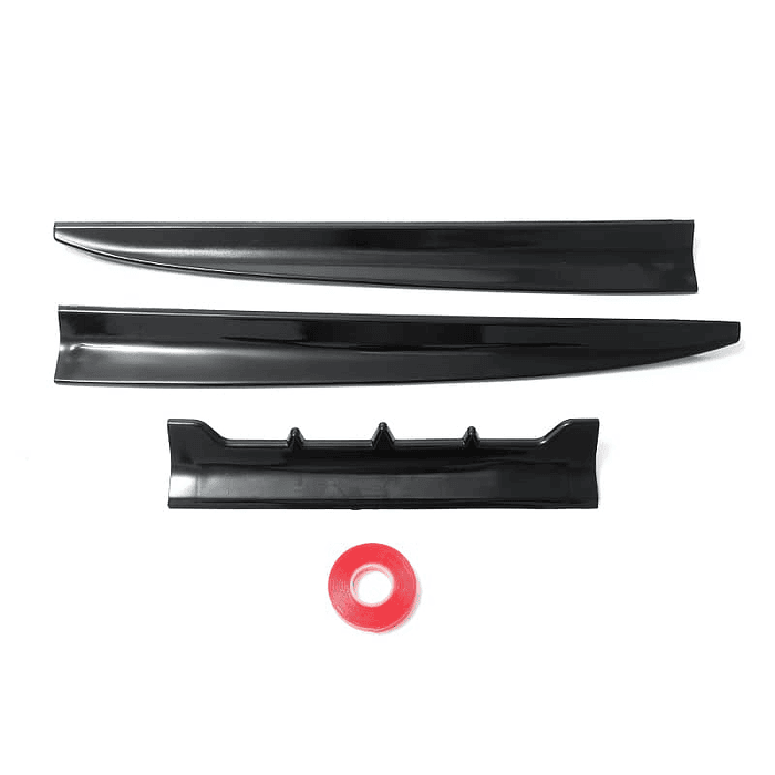 Alerón airfoil 2023, accesorios de autos universal de goma color negro con adhesivo cortable sin perforación accesorios de modificación medida 1.35cm 4