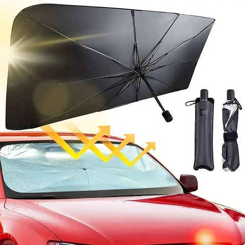 Parasol tipo paraguas para autos, sombrilla Protectora para el
