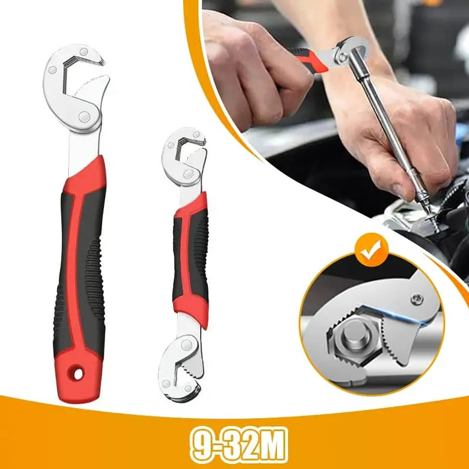 X2 Llave inglesa universal ajustable, herramienta manual multifuncion 4