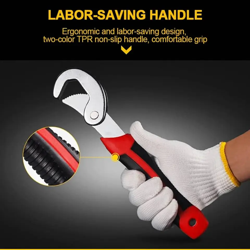 X2 Llave inglesa universal ajustable, herramienta manual multifuncion 8