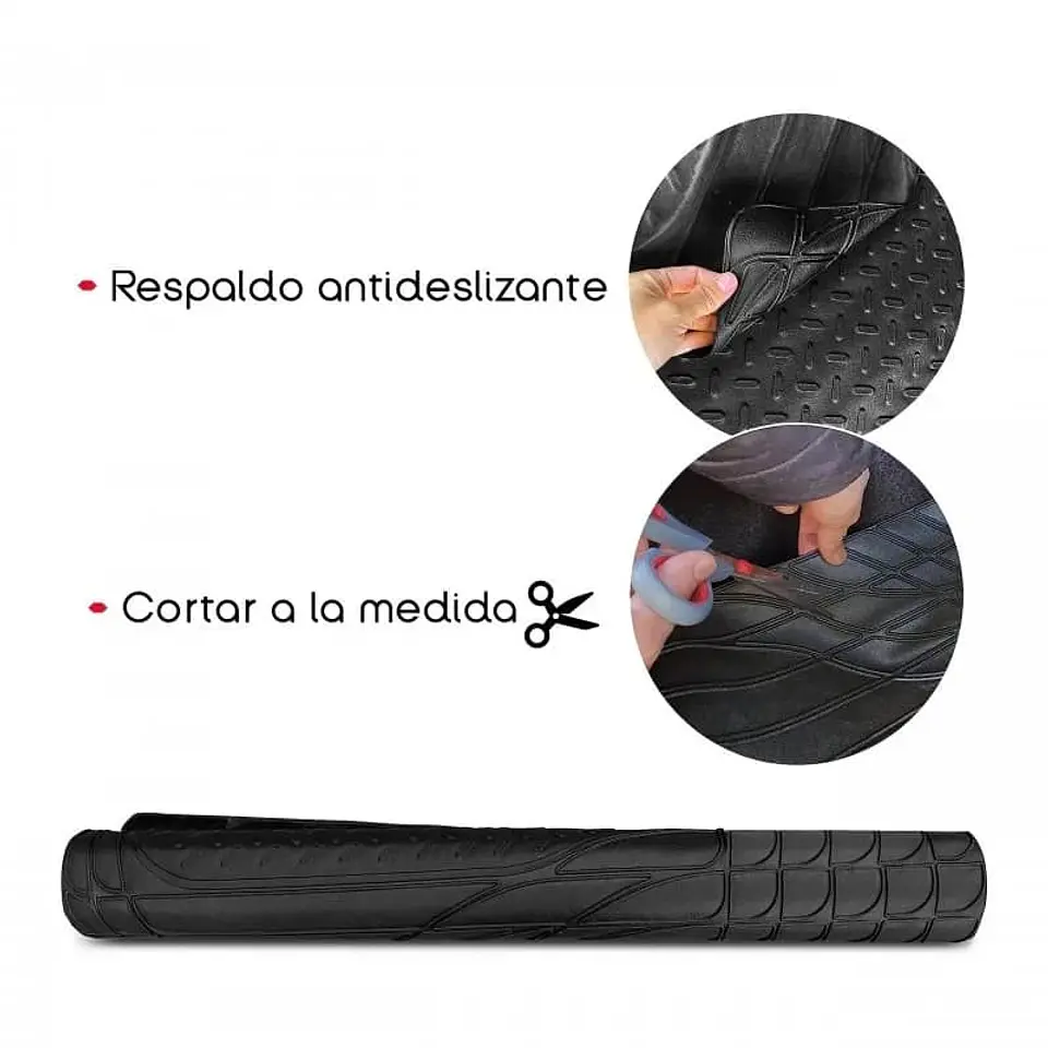 Alfombra Cubre maletero de goma para autos y suv universal 6