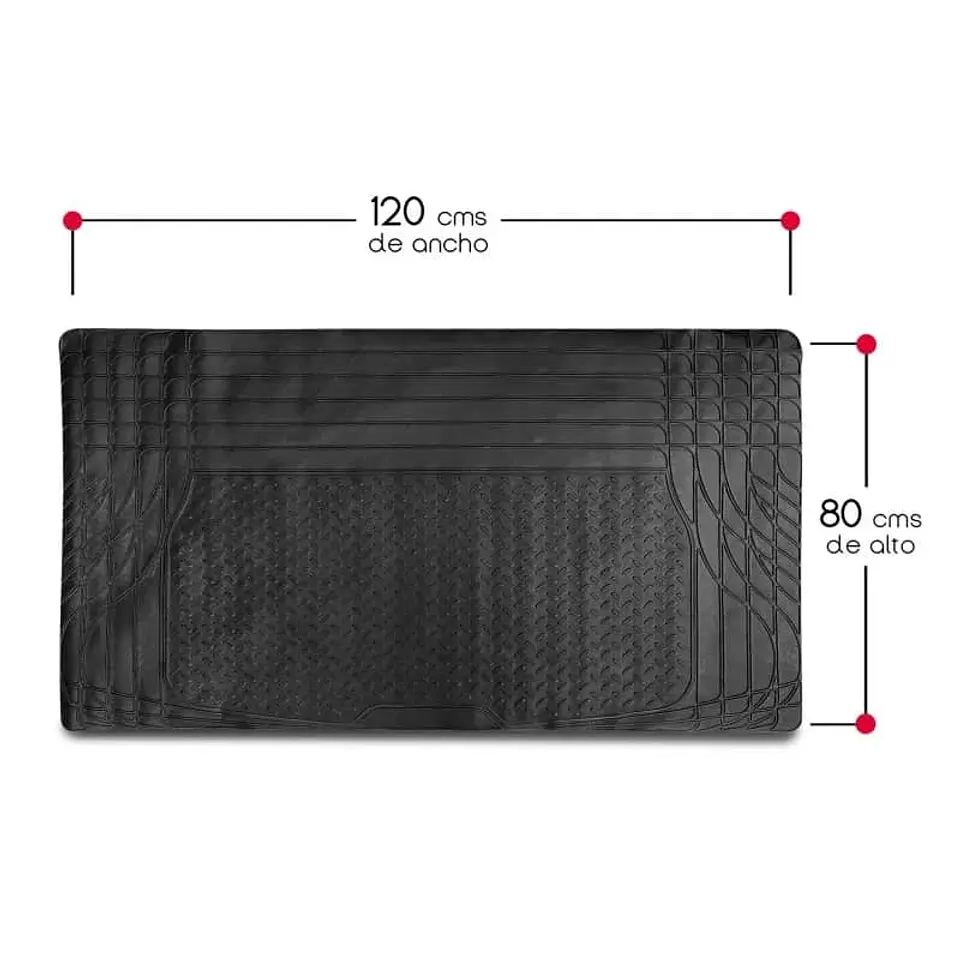 Alfombra Cubre maletero de goma para autos y suv universal 9