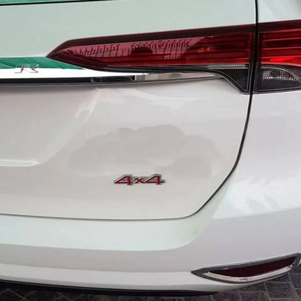 Pegatina emblema de Metal - 4x4 3D adhesiva para carrocería cromado 3