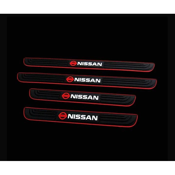 X4 Goma Pisadera multifunción cubre socalos Nissan  protector para autos universal 2x 51.5 x4cm 2x37cm x4cm 8