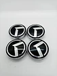 X4 Tapa centro llantas kia logo 60mm 56mm - thumbnail 6
