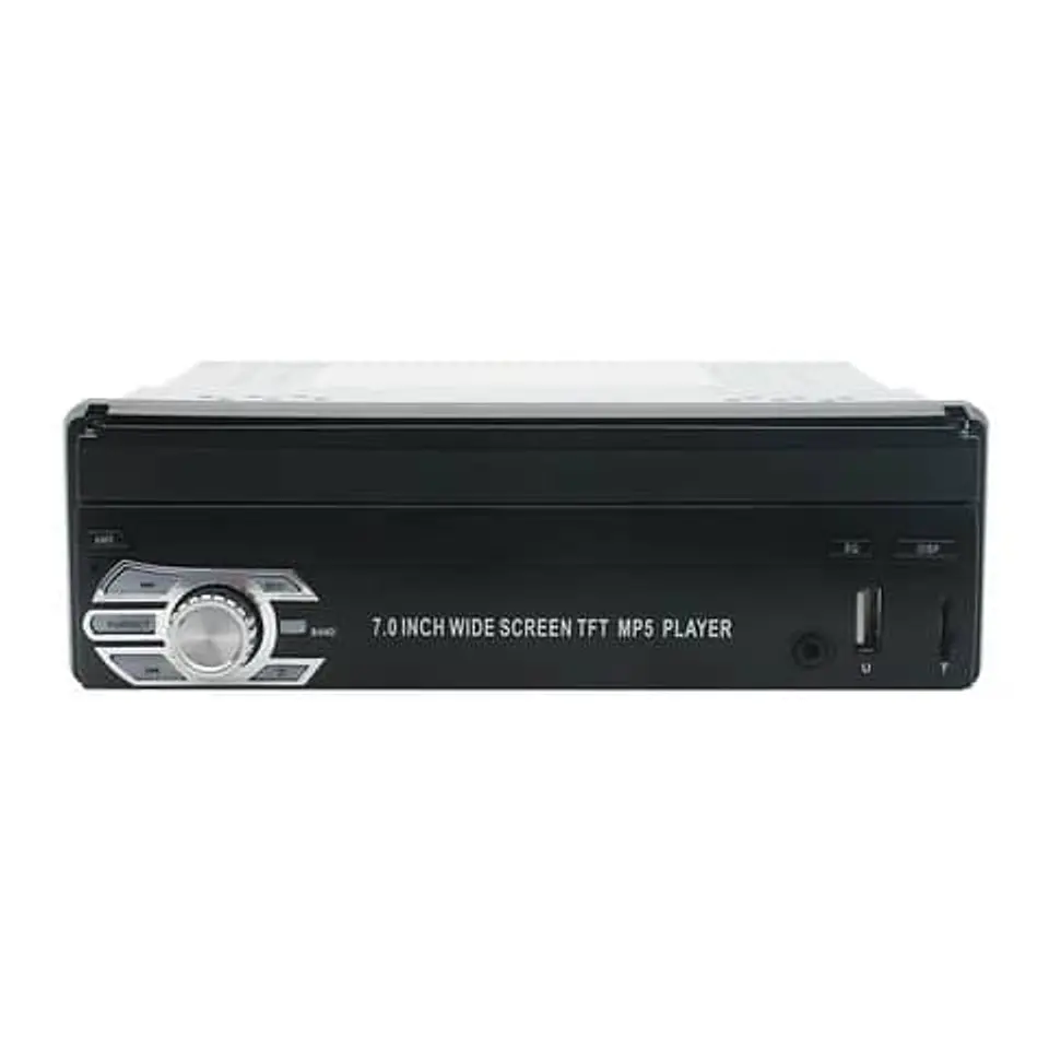 Radio reproductor - multimedia con pantalla retráctil de 7