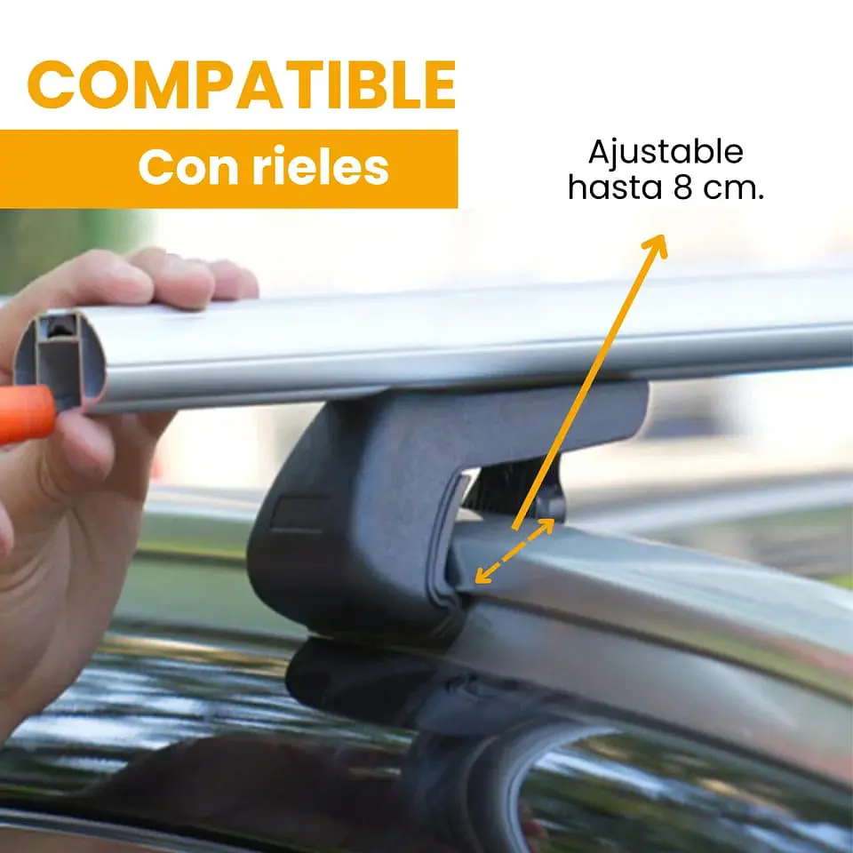 Barras porta equipaje para camionetas, SUV o Jeep que posean 11