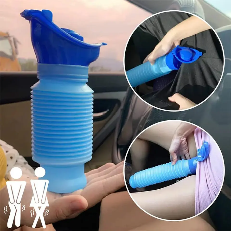 Envase Urinario portátil de emergencia reutilizable, inodoro de viaje 1