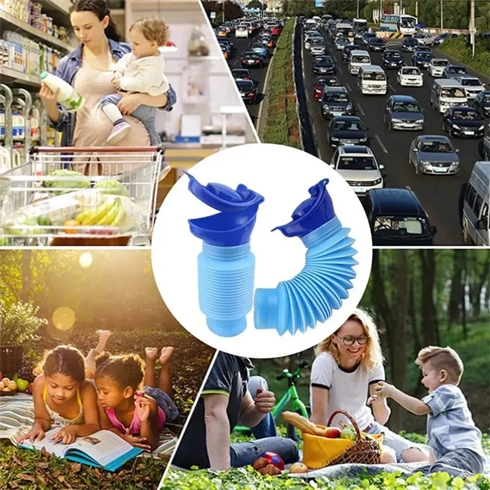 Envase Urinario portátil de emergencia reutilizable, inodoro de viaje 6