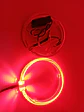 X2 anillos luz LED circular, ojos de ángel 9.5cm - Rojo - thumbnail 6