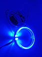 X2 anillos luz LED circular, ojos de ángel 9.5cm - Azul - thumbnail 8