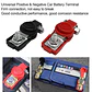 X2 conector Borne terminal de batería de autos, terminal positivo y - Miniatura 13