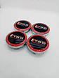 X4 Tapa centro llantas Toyota TRD 60mm 56mm - Negra Rojo - Miniatura 4