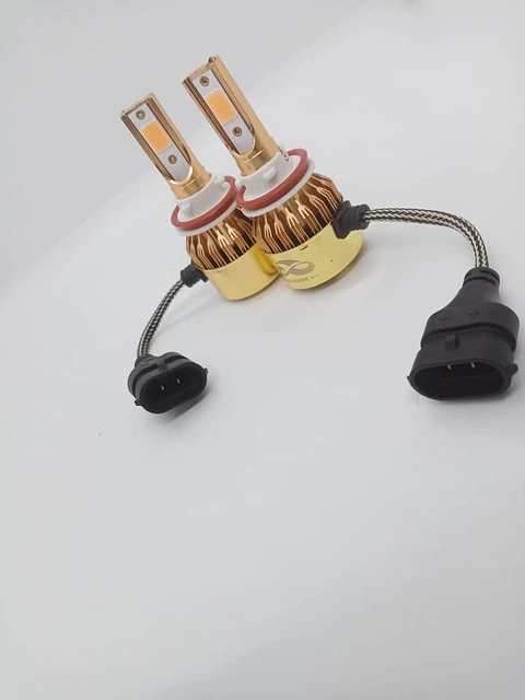 Ampolletas turboled H11 Rosado 12.000Lm