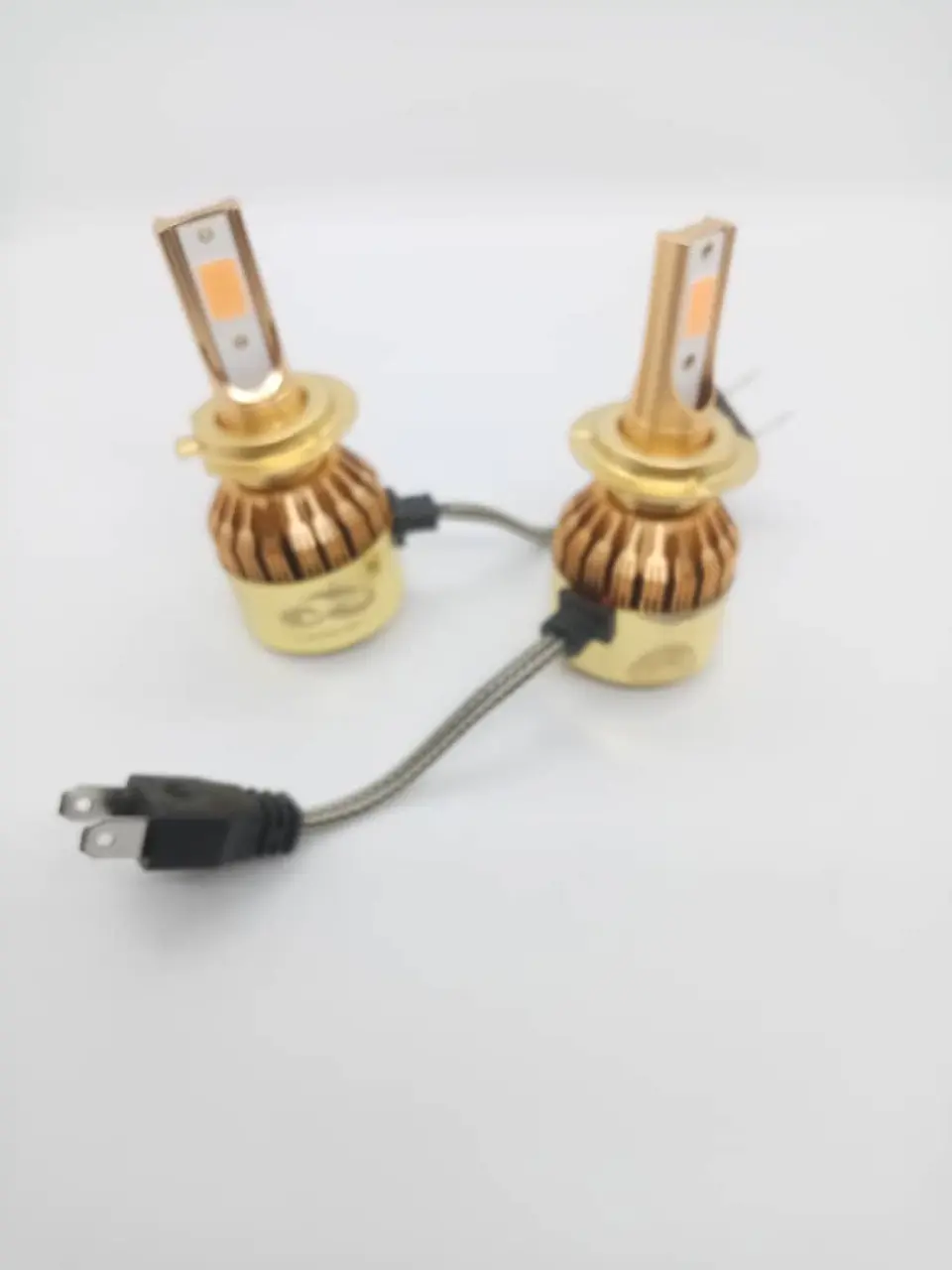 Par Ampolletas turboled h7 12.000Lm 100watts 12V color rosado 7