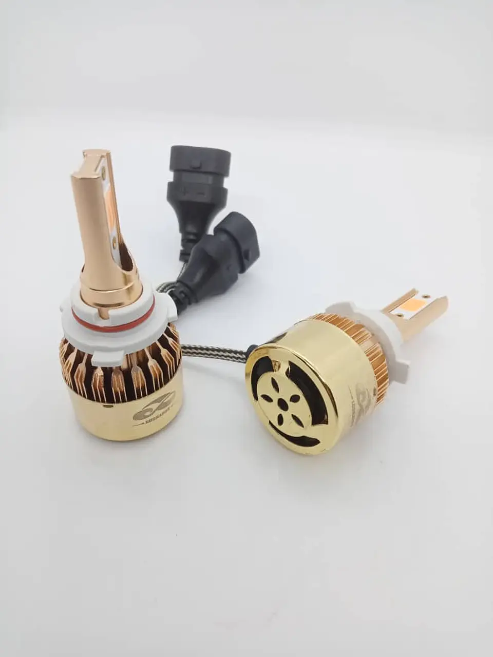 Par Ampolletas turboled 9005 9006 12.000Lm 100watts 12V color rosado 7