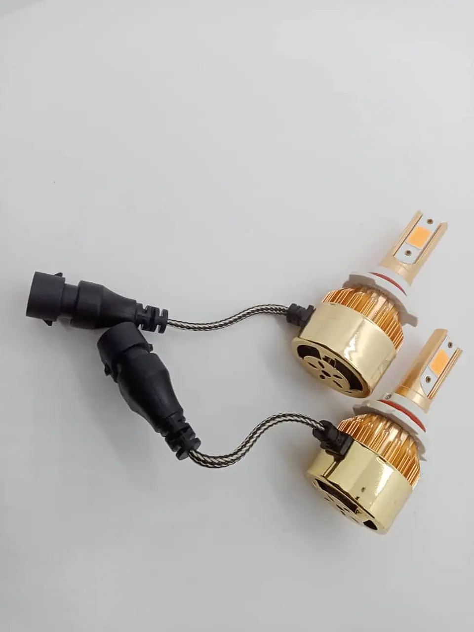 Par Ampolletas turboled 9005 9006 12.000Lm 100watts 12V color rosado 11