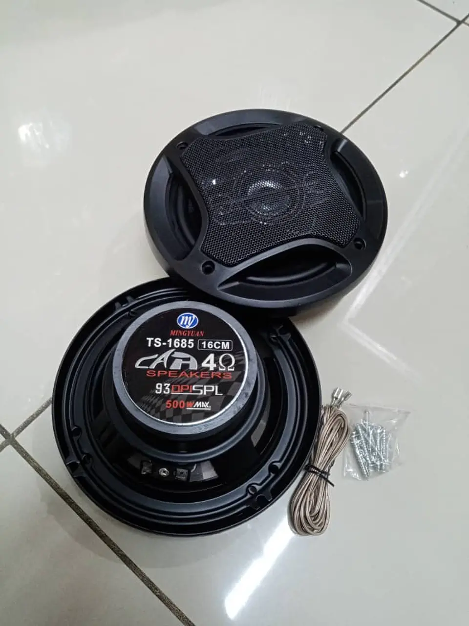 Par Parlantes componentes 6.5 Pulgadas 16cm De 500w 4