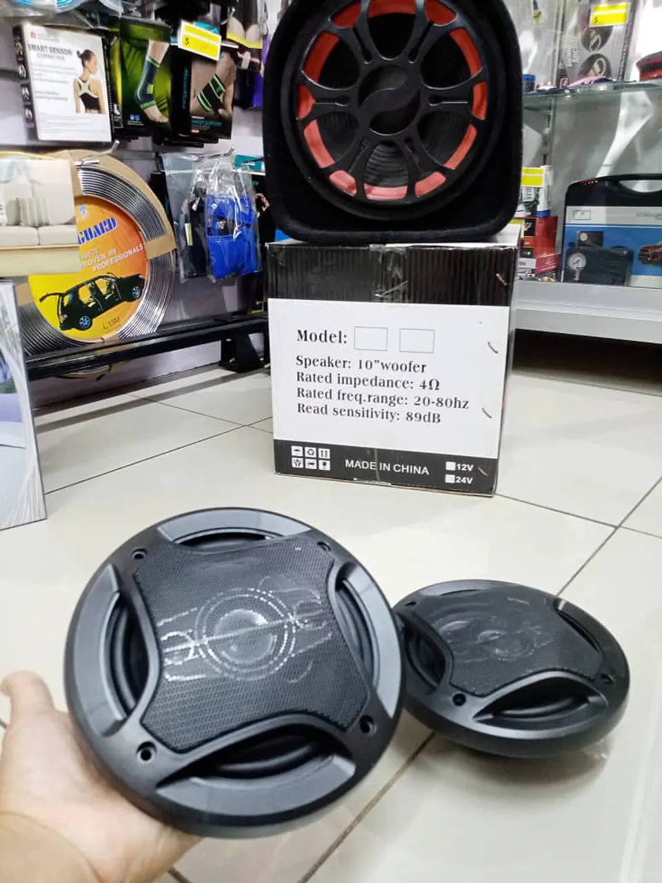 Par Parlantes componentes 6.5 Pulgadas 16cm De 500w 7