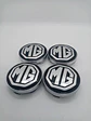 Set x4 Tapa centro de llanta MG negra con letra plata - thumbnail 15