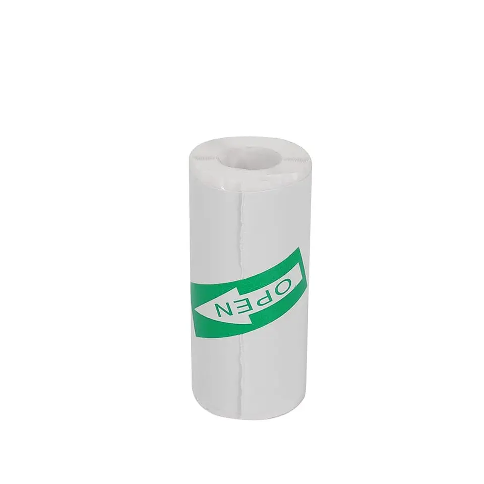 X5 Rollos Blancos adhesivos continuos para impresora térmica gatito y 3