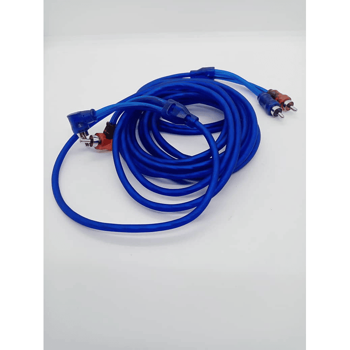 Cable amplificador 2 x 2 de audio RCA estéreo para autos 5 metros  Precio 3990 pesos 3