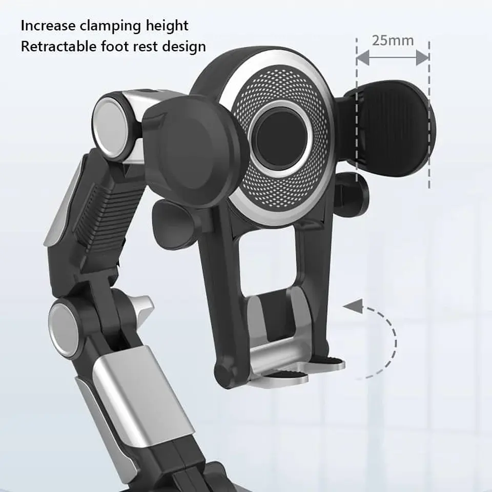 Base soporte celular con sopapo, rotación 360° al tablero 4