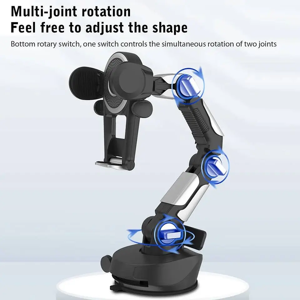 Base soporte celular con sopapo, rotación 360° al tablero 8