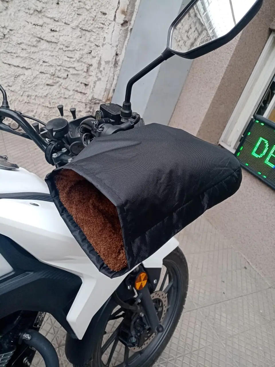 Guantes universales de invierno para motocicletas puños con chiporro 1