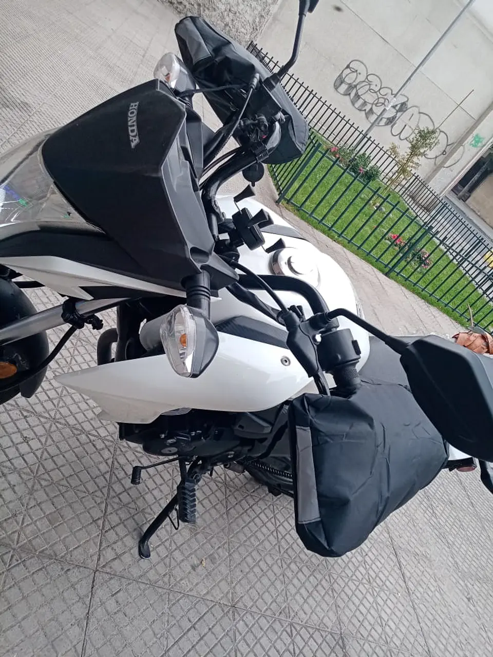 Guantes universales de invierno para motocicletas puños con chiporro 8