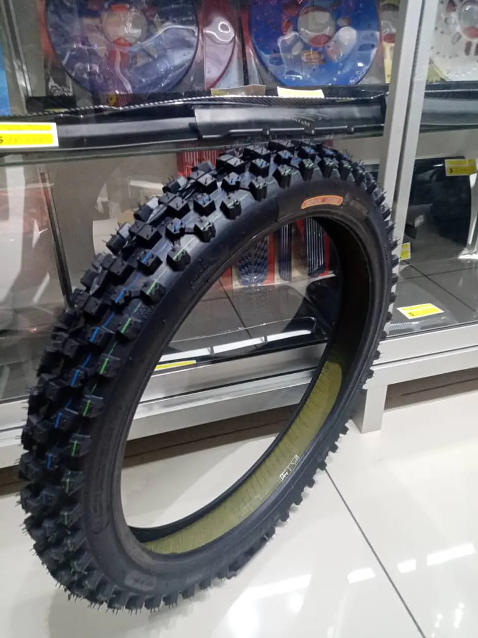Neumáticos 70, 100, 17 llantas de moto tubular Cross/Enduro 9