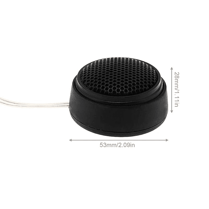 Par de altavoces estéreo tweeter domo universales de sonido super potente 600w para autos 5.3cm x 2.8cm  precio 6990 16