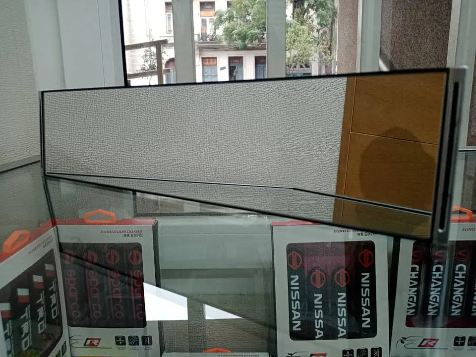 Espejo retrovisor convexo antideslumbrante, sujeción 30cm 8