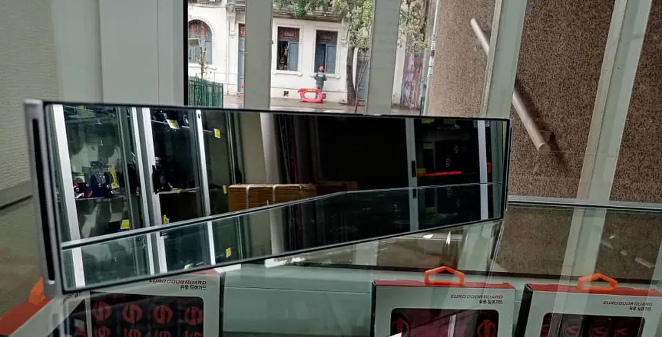 Espejo retrovisor convexo antideslumbrante, sujeción 30cm 9